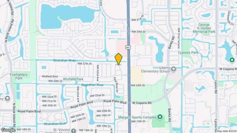 2679 NW 57th Terrace Map and Location Details