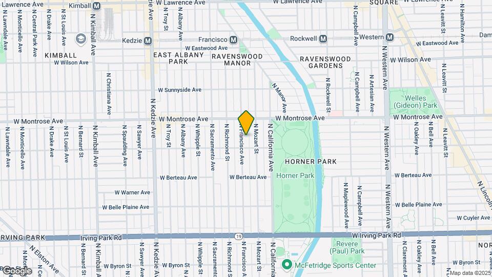 4319 N Francisco Ave Map and Location Details