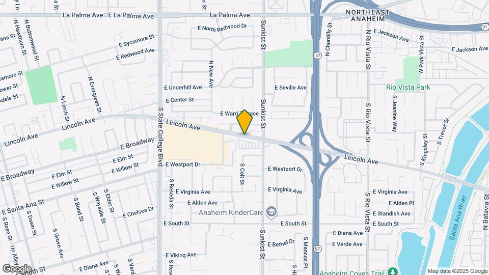 2430 E Lincoln Ave Map and Location Details
