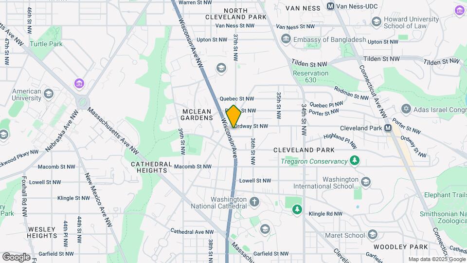 3427-3433 Wisconsin Ave NW Map and Location Details