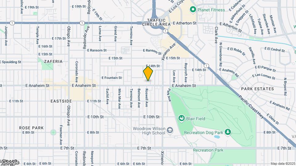 4205 E Anaheim St Mapa y Detalles de la Ubicación