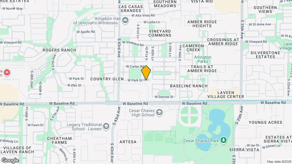 4109 W Park St Map and Location Details