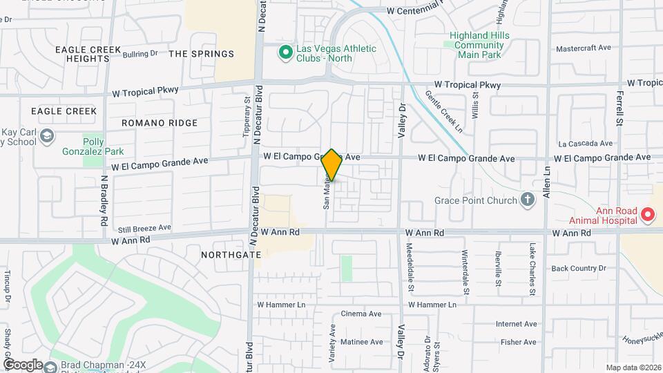 5721 Mt Athos St Map and Location Details