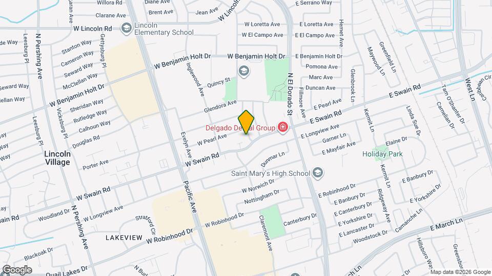 6015 N Alturas Ave Mapa y Detalles de la Ubicación