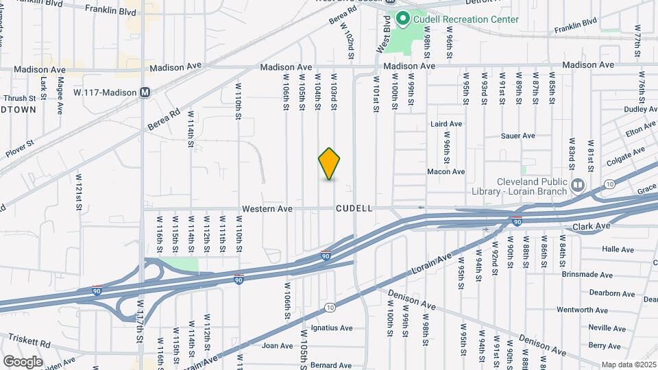 2200 W 103rd St Map and Location Details