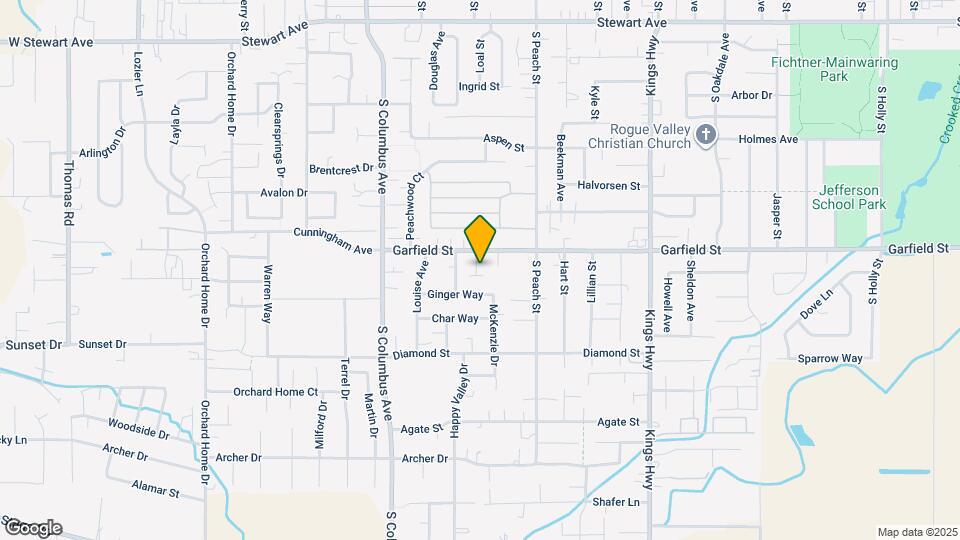 1047 Garfield St Map and Location Details