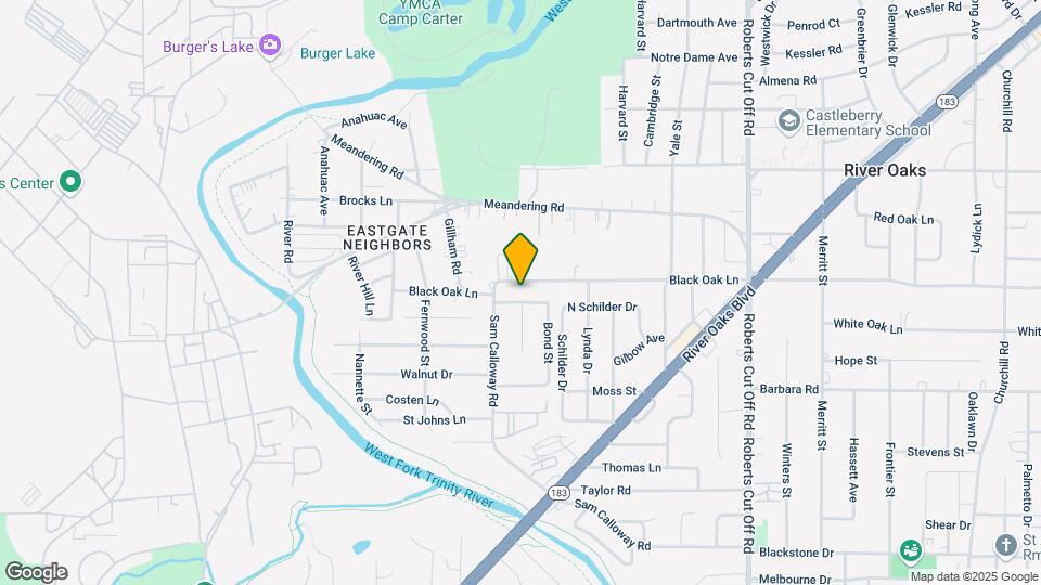 5821 Black Oak Ln Map and Location Details
