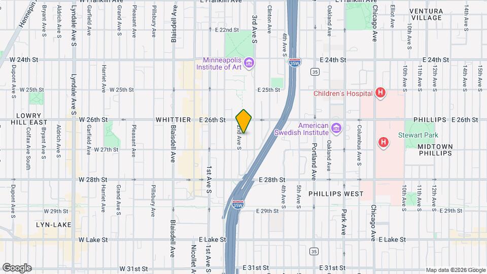 2625 2nd Ave S Map and Location Details