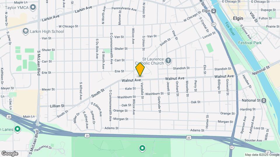 756 Walnut Ave Map and Location Details