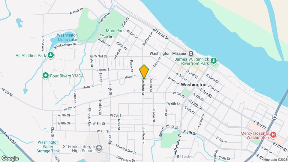 414 Stafford St Map and Location Details