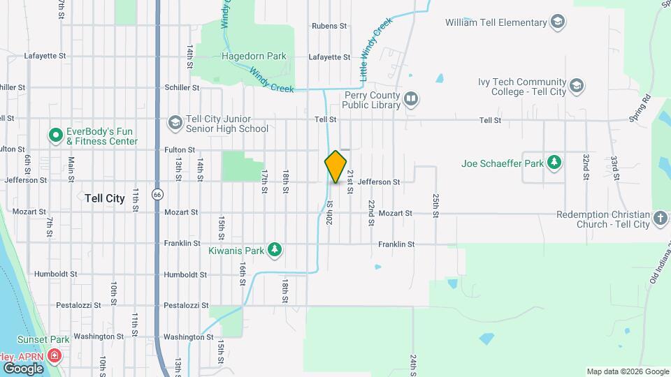 736 20th St Map and Location Details