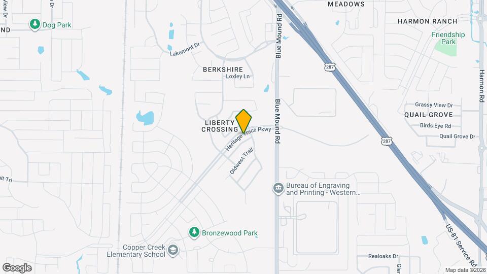 9349 Comanche Ridge Dr, Unit 317 Map and Location Details