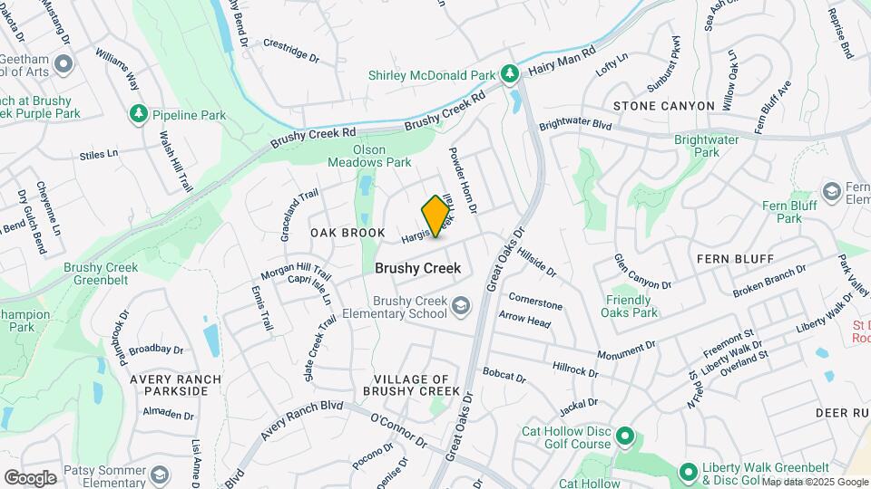 3910 Hillside Dr Map and Location Details