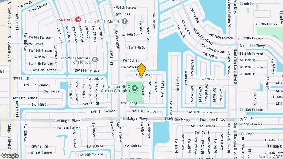 617 SW 13th Terrace Map and Location Details