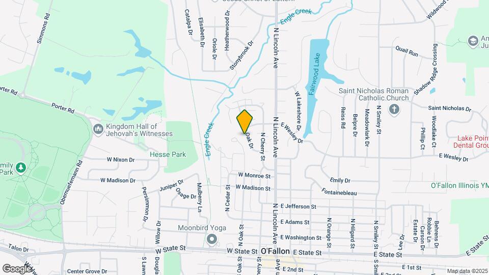 715 White Oak Dr Map and Location Details