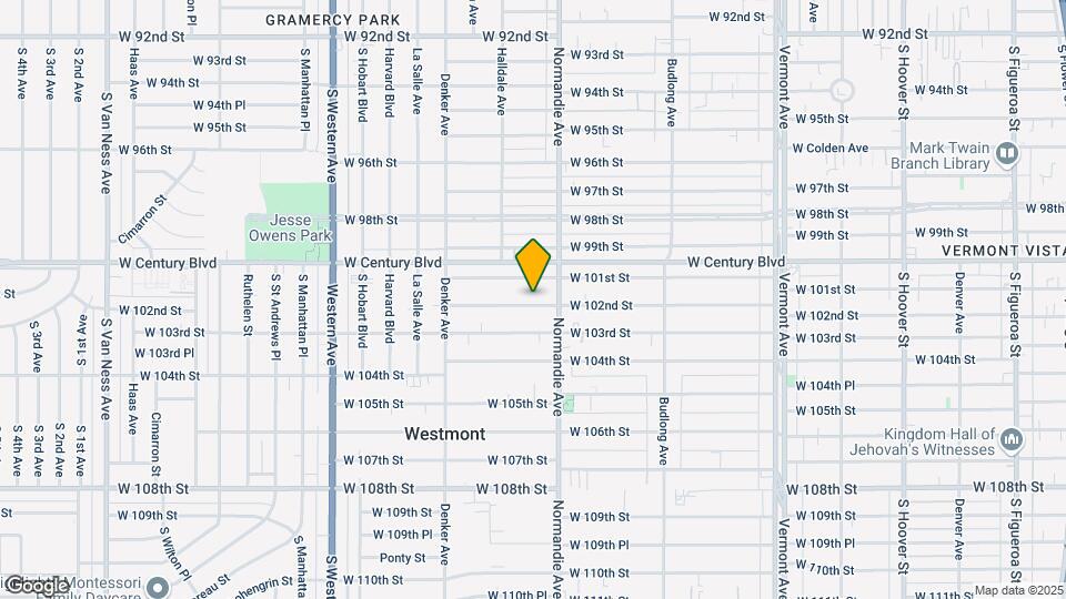 1425 W 102nd St Mapa y Detalles de la Ubicación