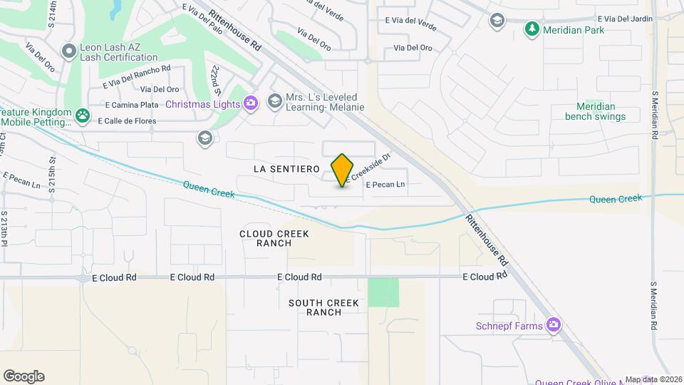 22366 E Sentiero Dr Mapa y Detalles de la Ubicación