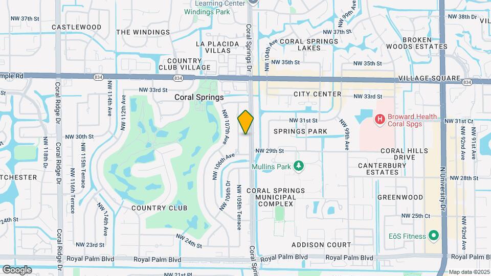 3026 Coral Springs Dr Map and Location Details