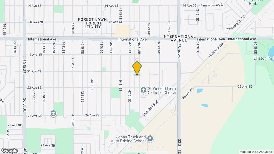 2211 48 St SE Map and Location Details