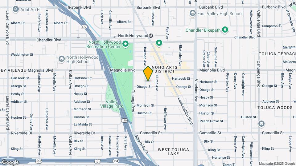 5110 Bakman Ave Map and Location Details