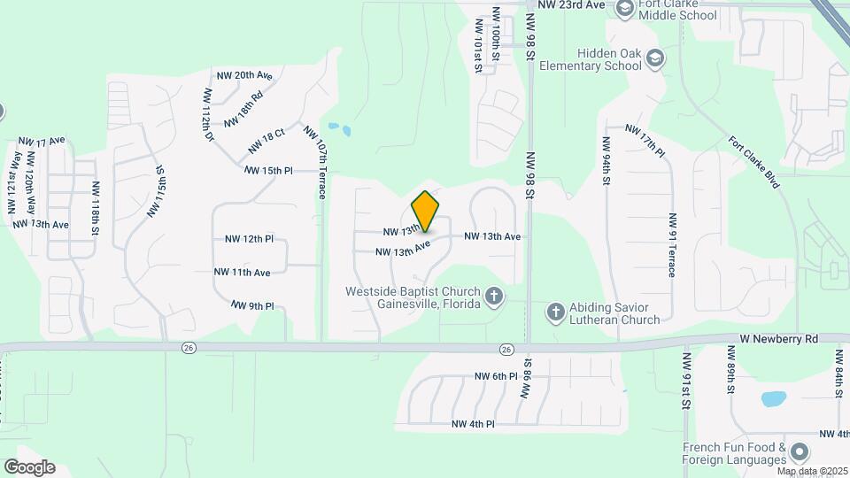 10316 NW 13th Ave Map and Location Details