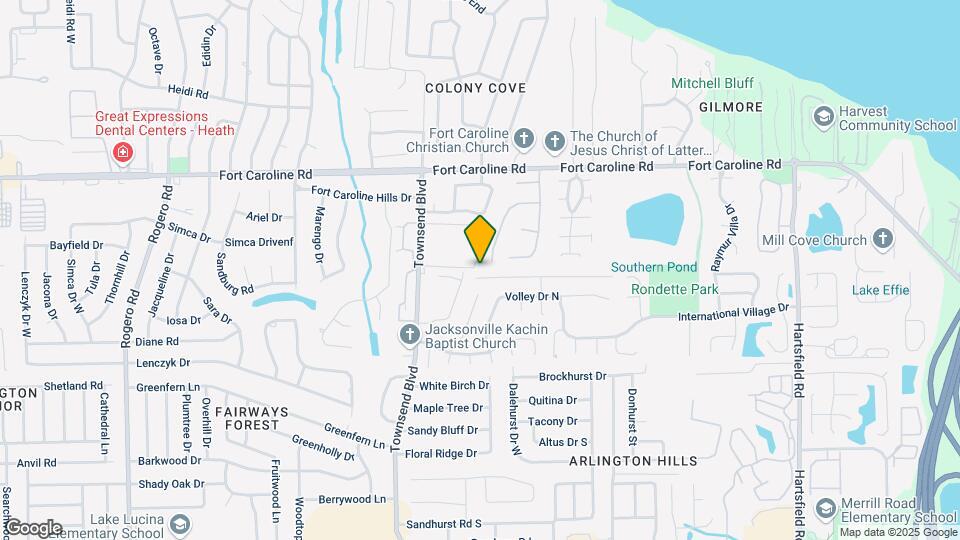 7227 Lawn Tennis Ln Map and Location Details