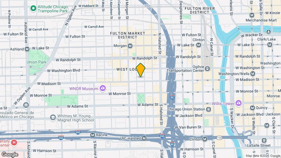 910 W Madison St Map and Location Details