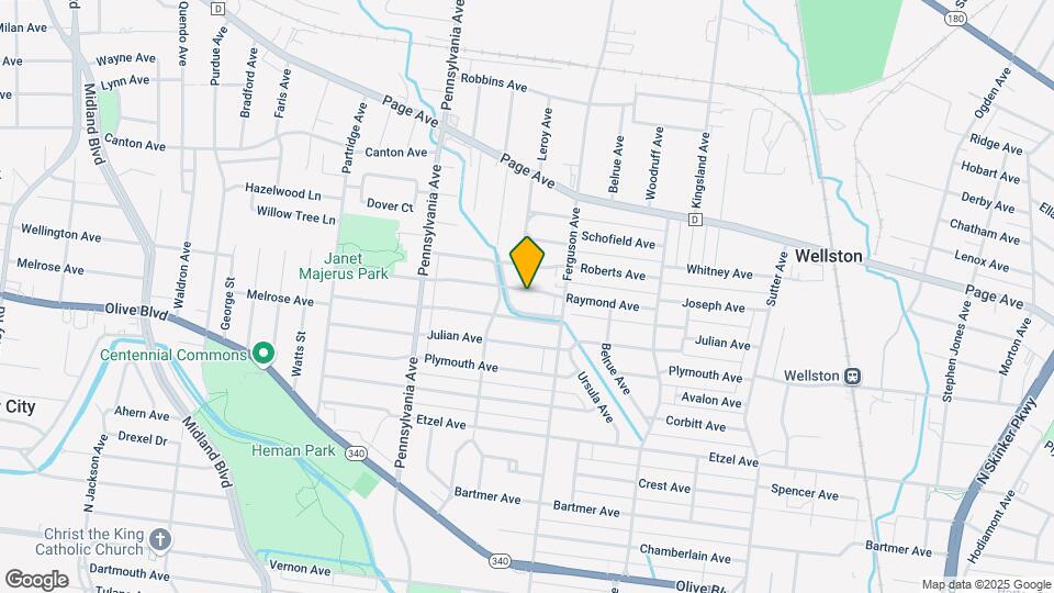 6832 Raymond Ave Mapa y Detalles de la Ubicación