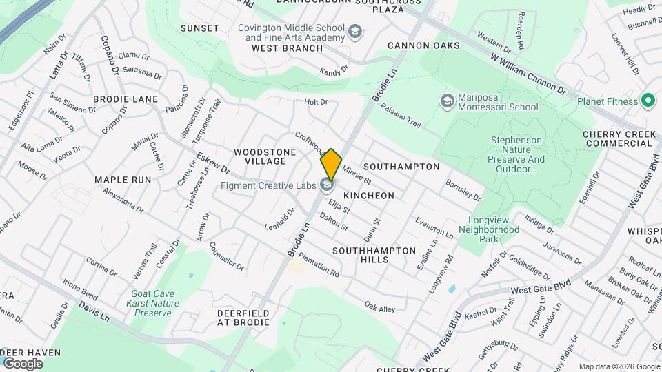 3421 Blumie St Map and Location Details