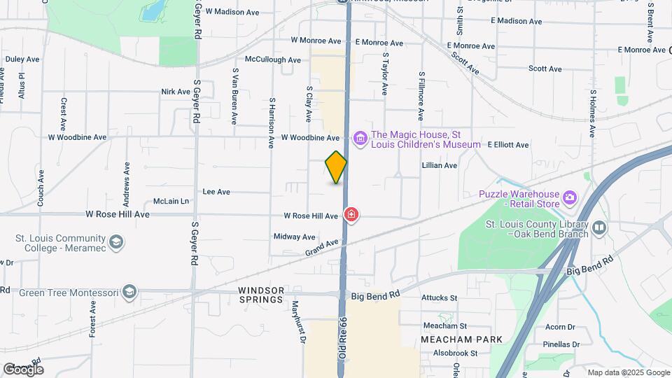 645 S Kirkwood Rd Map and Location Details