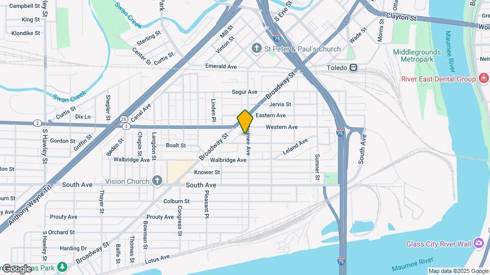 322 Maumee Ave Map and Location Details