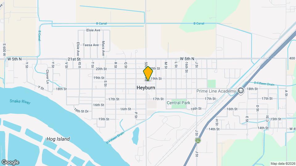 1852 O St Map and Location Details