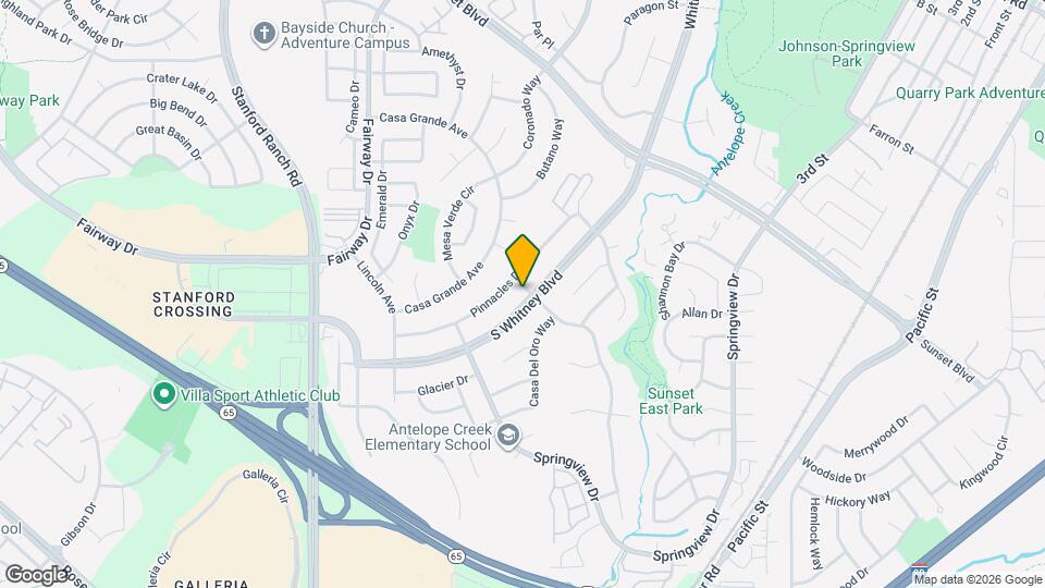 2559 S Whitney Blvd Map and Location Details