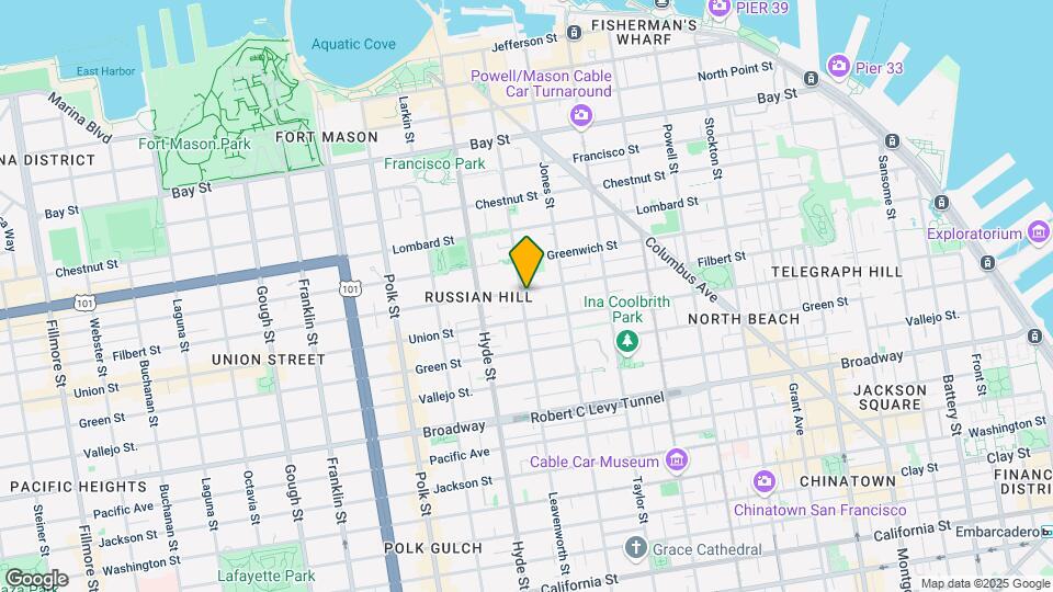 2060 Leavenworth St Mapa y Detalles de la Ubicación