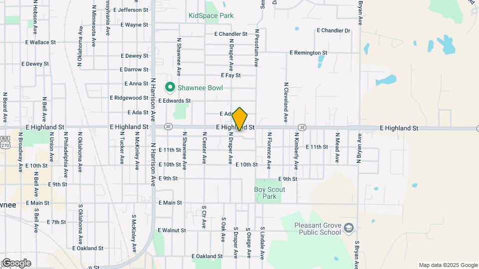 1312 E Whittaker St Map and Location Details