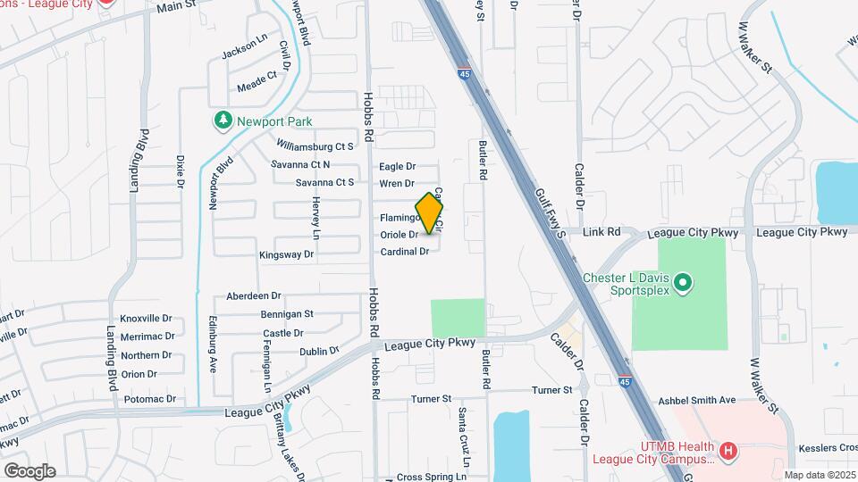 1805 Oriole Dr Map and Location Details