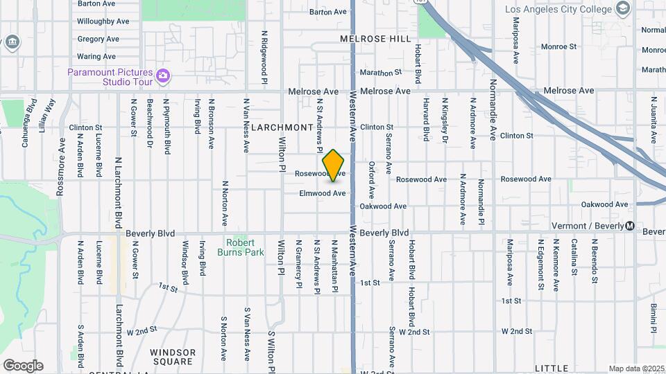 4733 Elmwood Ave Map and Location Details