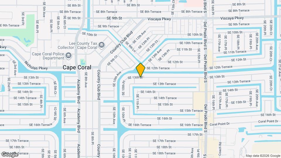 1138 SE 13th St Map and Location Details