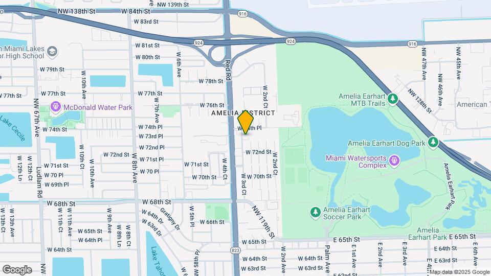 7335 W 3rd Ct Map and Location Details