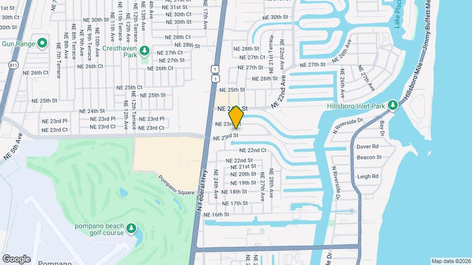 2300 NE 26th Ave Map and Location Details