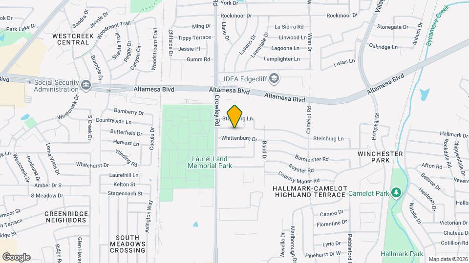 1837 Heidelberg Dr Mapa y Detalles de la Ubicación