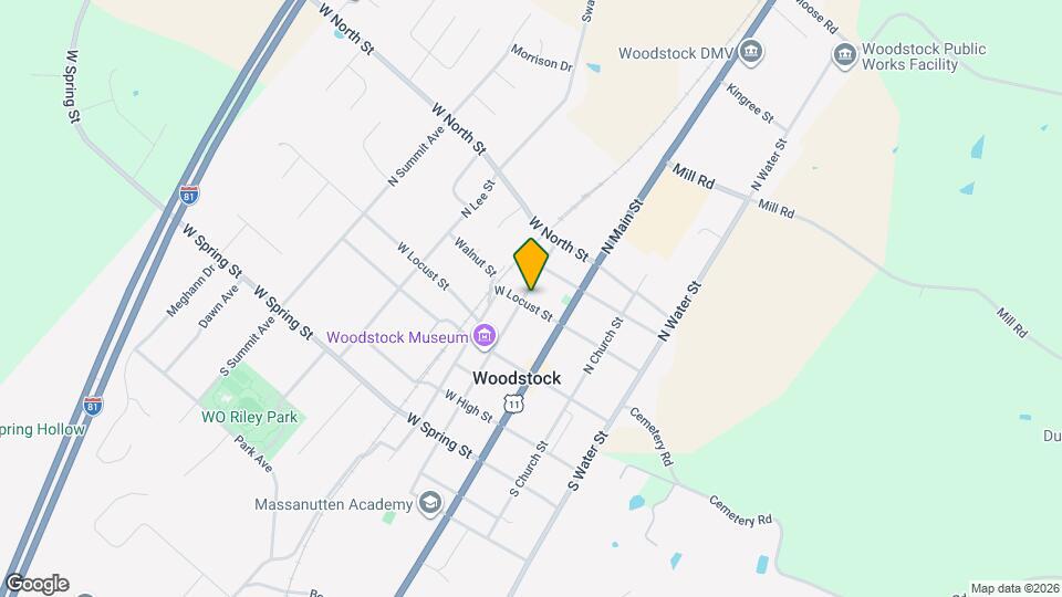 204 N Muhlenberg St Mapa y Detalles de la Ubicación