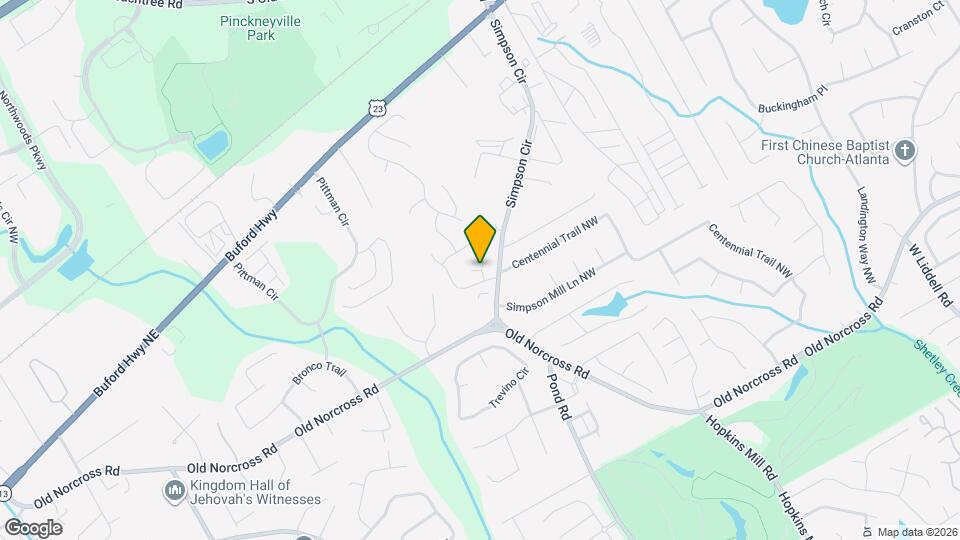 2812 Cambridge Mews Dr NW Map and Location Details