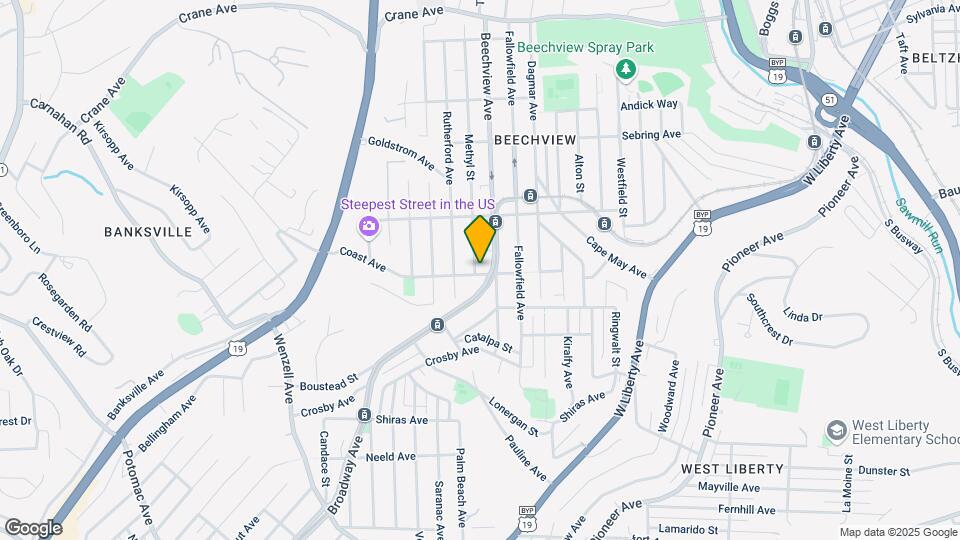 1661 Methyl St Map and Location Details
