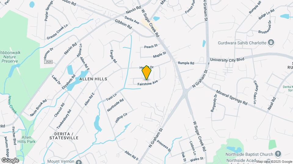 2903 Fairglen Rd Map and Location Details