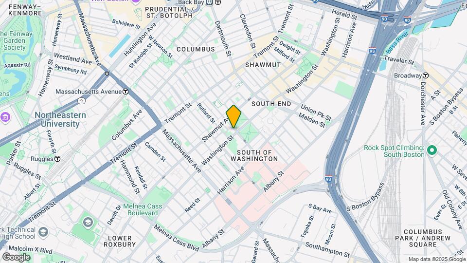West Newton Street Map and Location Details
