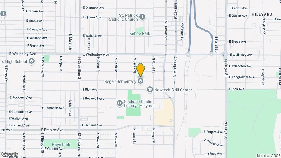 2721 E Longfellow Ave Map and Location Details