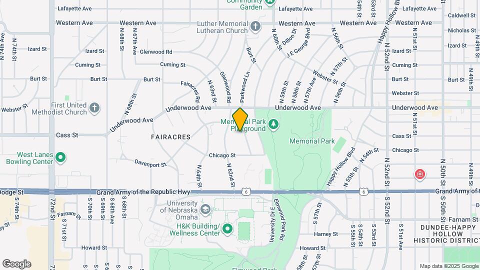 428 N 61st St Map and Location Details