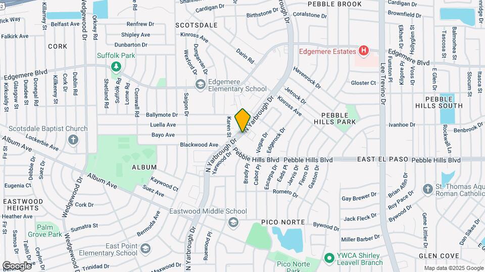 3150 N Yarbrough Dr Map and Location Details