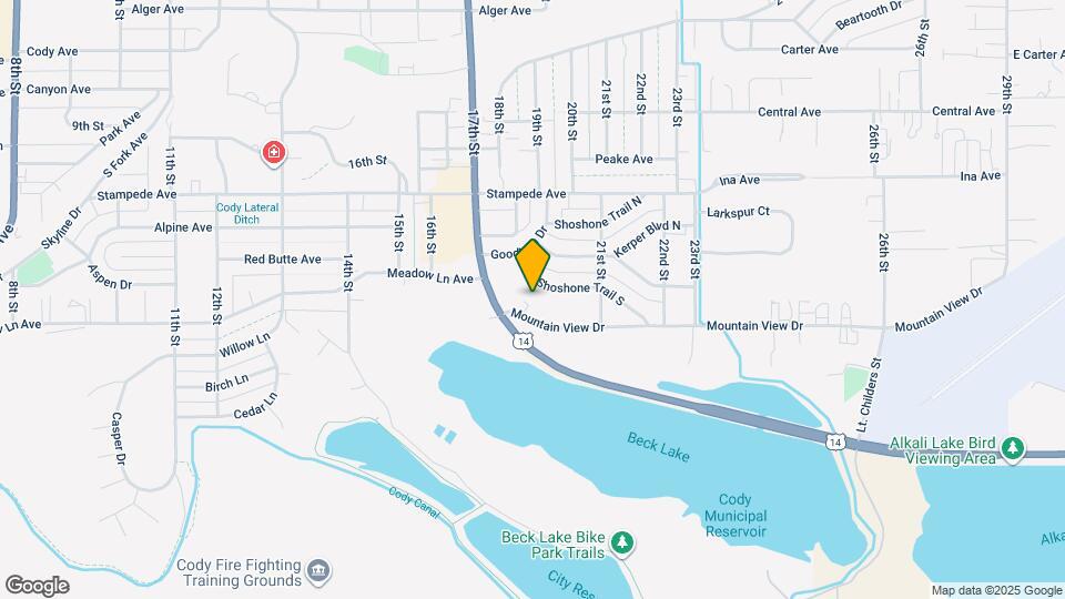 1819 Mountain View Dr Map and Location Details